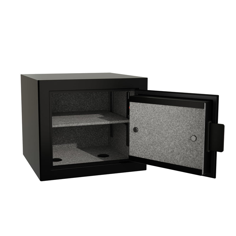 Onyx Sanctuary 0.5 cu. Ft. Fireproof Home and Office Safe with Electronic Lock, Matte Black