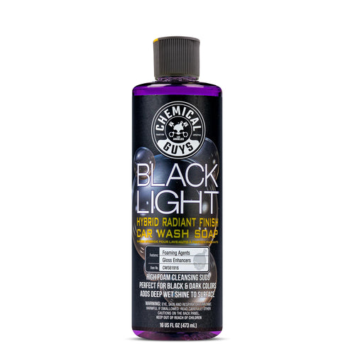 Chemical Guys Black Light CWS61916 Foaming Car Wash Soap(Works with Foam Cannons, Foam Guns or Bucket Washes)Safe for Cars,Trucks,Motorcycles,RVs&More,16 fl oz, Black Cherry Scent(packaging may Vary)