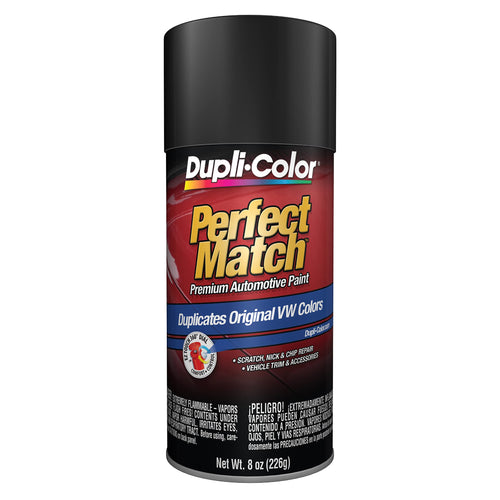 Automotive Spray Paint - Dupli-Color Perfect Match Volkswagen Black Magic Pearl, LC9Z - 8 oz. Aerosol Can