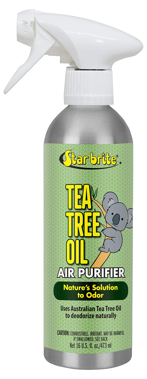 ATTIA-Certified STAR BRITE Pure Australian Tea Tree Oil - Natural Air Purifier Spray, 16 oz - Eliminates Odors, Ideal for Boats, RVs, Homes, and Offices (096516)