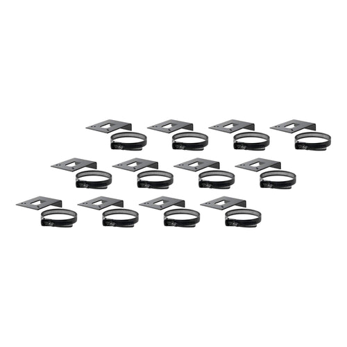 CURT 57203 Trailer Wiring Harness Clamp-On Vehicle-Side Bracket Mounts for 4-Way, 5-Way, 6-Way or 7-Way, 12-Pack