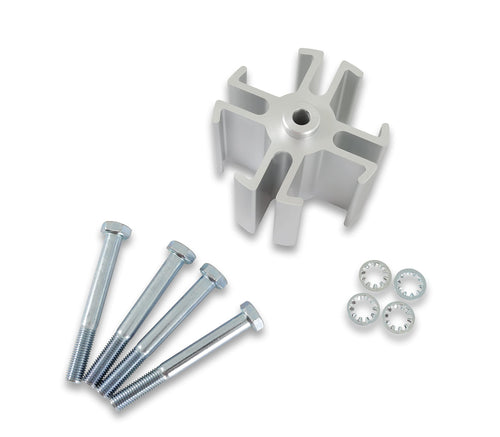 Fan Spacer Kit Mr Gasket 2" Gm/Ford, Silver