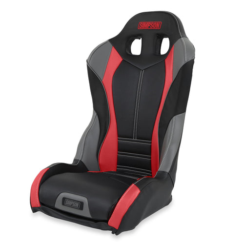 Pro Sport Simpson Racing 107-306 UTV Seat Black/Red/Gray
