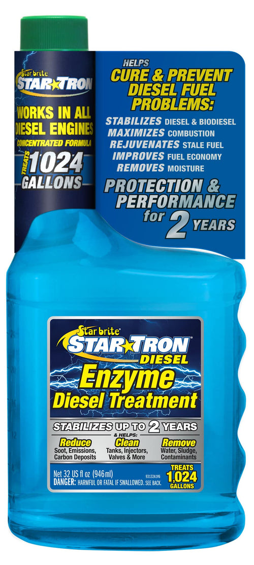 Star Tron Enzyme Fuel Treatment - Diesel Formula Super Concentrated - 32 oz