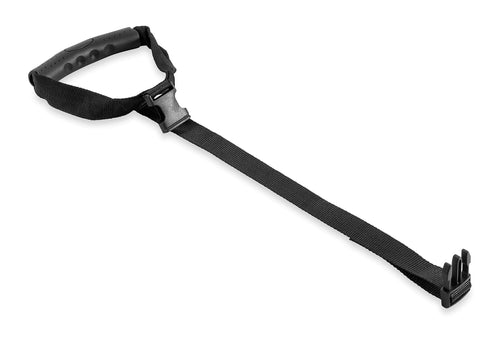 Camco 55001 Storage Strap Durable with Carrying Handle for Electrical Cords- Neatly Organizes Wires, Extension Cords and More For Toting and Storing , Black