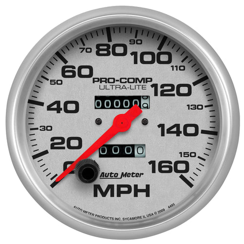 Auto Meter Ultra-Lite 4495 In-Dash Mechanical Speedometer 5.000 in.