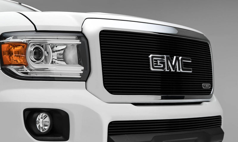 2015-2020 GMC Canyon Billet Grille, T-Rex Grilles, Black, 1 Pc, Insert - PN #20371B