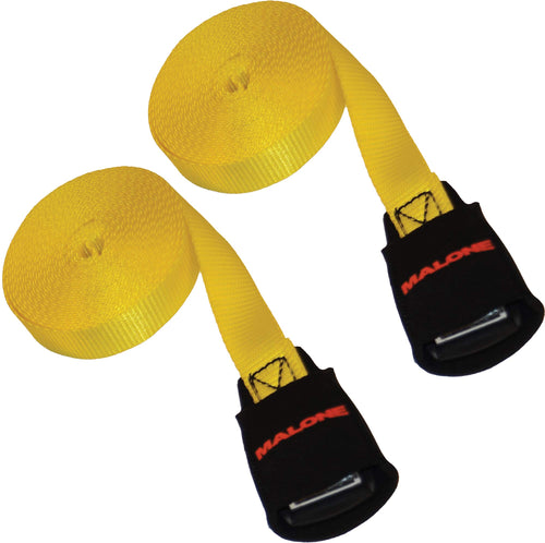 18 Feet Malone Canoe and Kayak Cam Buckle Load Straps, 2 Pack