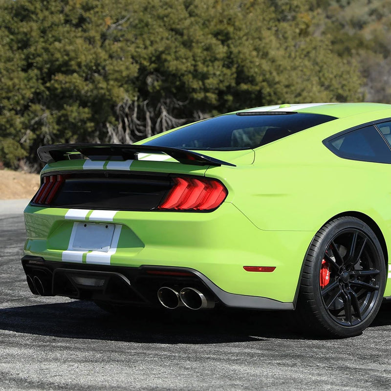 GT500 Style Spec-D Tuning Glossy Black Rear Trunk Wing Spoiler for 2015-2022 Ford Mustang GT Models
