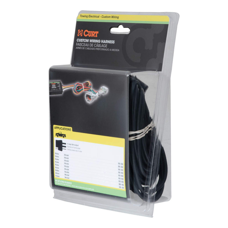 CURT 4-Pin Vehicle-Side Custom Trailer Wiring Harness, Fits Select Hyundai Veloster