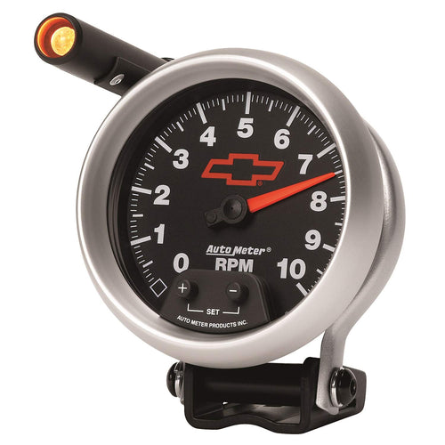 Auto Meter 3-3/8" 10000 RPM Shift-Lite Tachometer Gauge GM Performance Parts Red