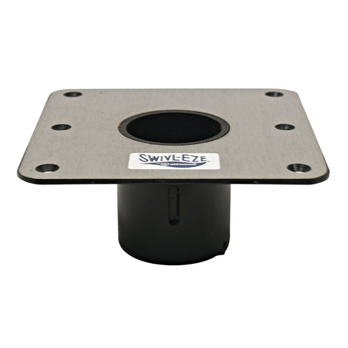 238 Series Attwood Socket Base - Stainless Steel, 7" x 7" Square