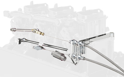Billet Aluminum Lokar TCB-40BG Six Shooter Throttle/Kickdown Bracket Kit
