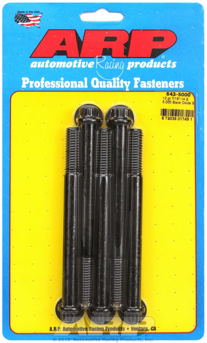 Black ARP (643-5000) Oxide Bolt
