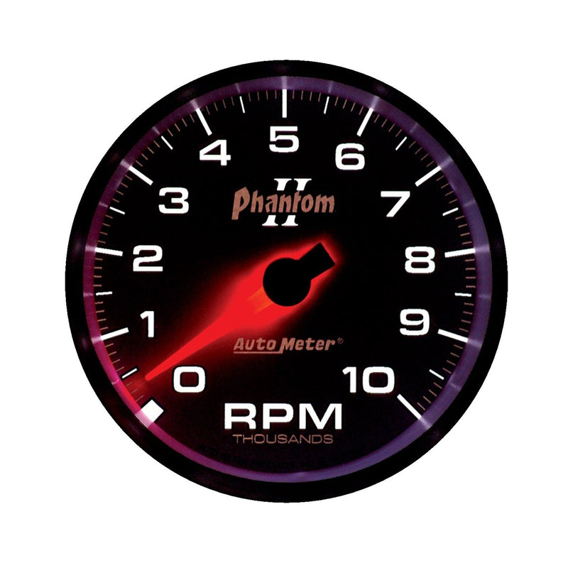 Auto Meter Phantom II 7597 3-3/8" 10000 RPM In-Dash Tachometer