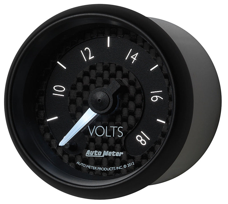 GT Series Auto Meter Electric Voltmeter Gauge 8091