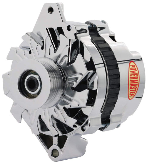 Alt GM CS130 Powermaster Black 140A XS Volt™ 6 grv Pulley Str MTG 6.14"