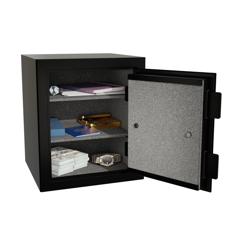 Onyx Sanctuary 1.01 cu. Ft. Fireproof Home and Office Safe with Electronic Lock, Matte Black