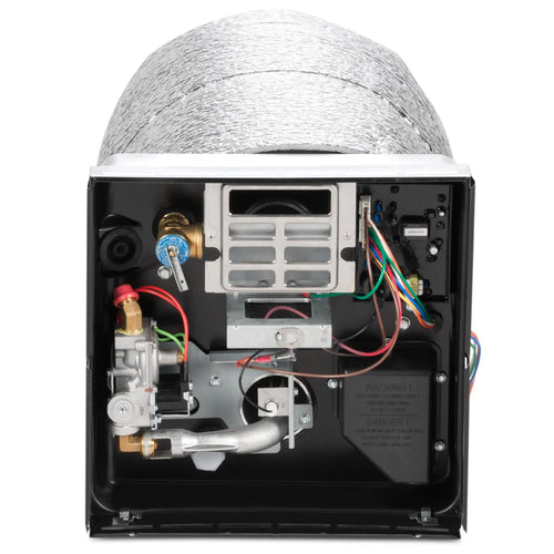 Dometic WH-6GA Gas and Electric RV Water Heater - 6 Gallon Silver Burner w/Quick Heating -10 btu Burner System for Indoor Installation