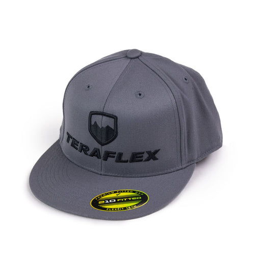 Premium Flexfit TeraFlex 5237023 Hat, Flat Visor Dark Gray - Large/XL, 1 Pack
