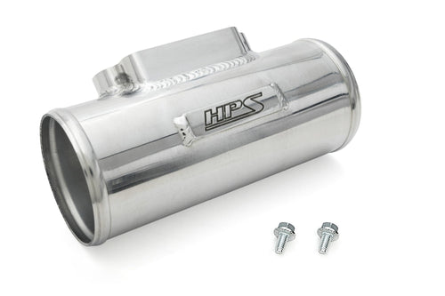 3" HPS Polished Aluminum MAF Sensor Housing Compatible for Lexus Toyota 2JZ 1MZ 1UZ Engine, MAF-ADAP-16V2