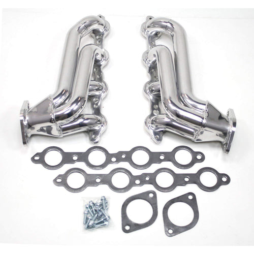 1-3/4" Metallic Ceramic Coating Patriot (H8080-1) 4-Tube Exhaust Header Swap Bolts Directly to E-Rod Catalytic Converters for GM E-Rod LS Engine
