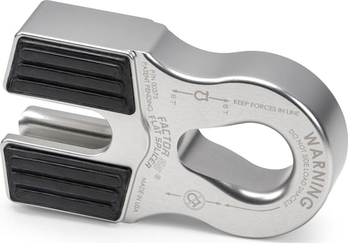 Flat Splicer Factor 55 Low-Profile Design for Synthetic Rope, Fits Synthetic Rope up to 1/2" - Silver