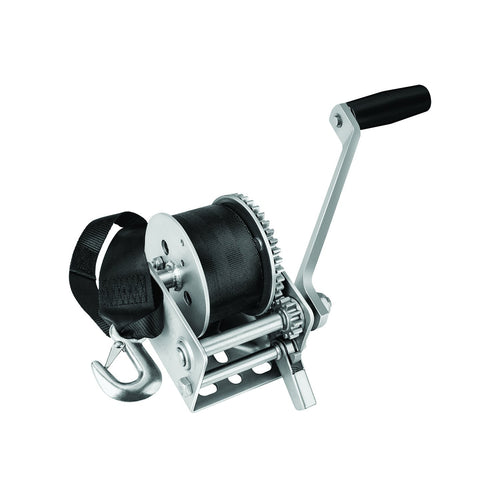 Single Speed Fulton 142006 Winch for Personal Watercraft with 12' Strap - 900 lbs. Capacity, 1 Pack