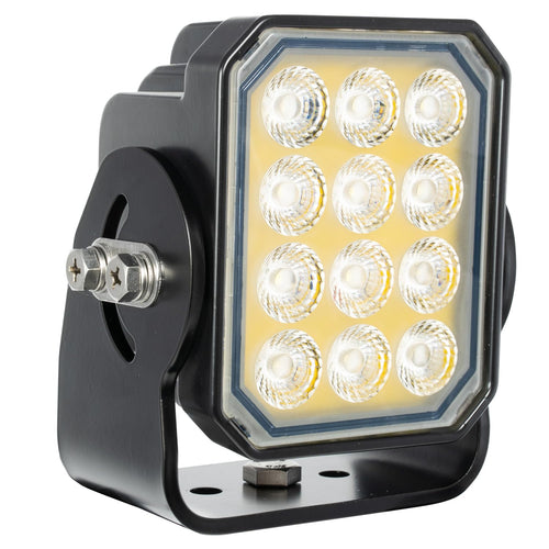 Vision X Lighting Work Light Prospector 12 Seven WATT LEDs Black HOUSING 40 Degree Beam