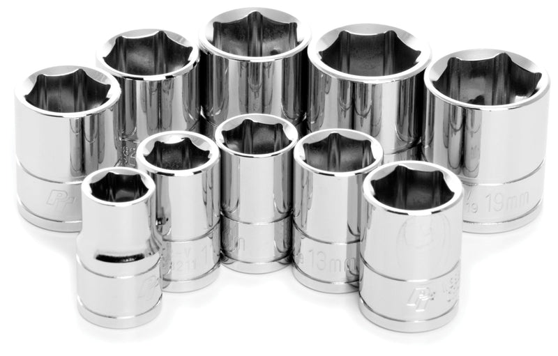 W38914 Performance Tool 3/8-Inch Drive MET Socket Set, 23 -Piece, 1-Pack