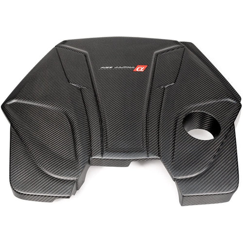 Infiniti Q50 / Q60 Red Alpha Matte Carbon Engine Cover AMS Performance