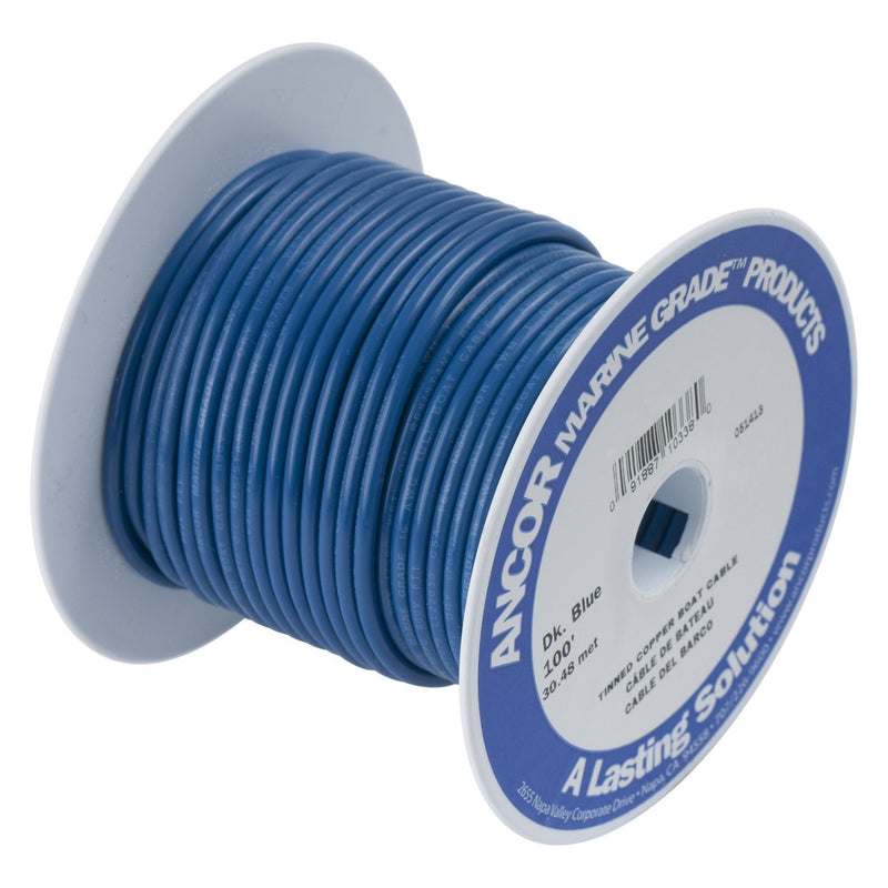 106110 Ancor Tinned Copper Wire, 12 AWG (3mm2), Dark Blue - 100ft