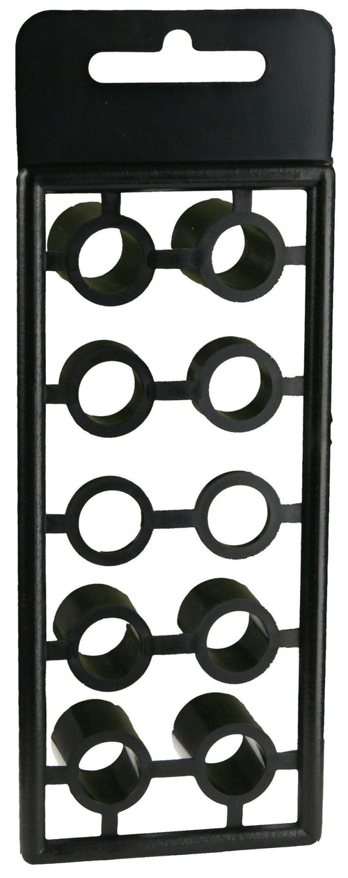 Black Plastic Install Bay Spacers 10 Pack - SST