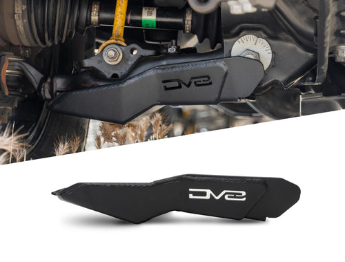 A-Arm Skid Plates for Toyota Tacoma 2016-2023 | Reinforced Leading Face for Protection Against Impacts | Fully Bolt-On | Carriage Bolt Hardware Included | Black Powder Coat Finish | Sold as a Pair