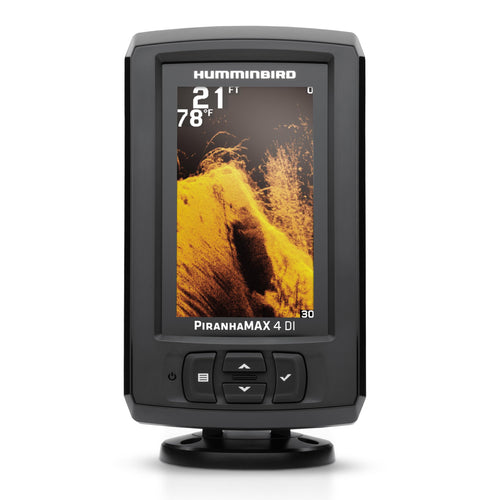 PiranhaMAX 4 Humminbird Fish Finder with Transducer, Down Imaging