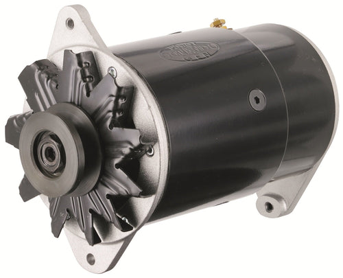 PowerGEN Powermaster Black Long 60A 6V Neg Grd w/Pulley for 3/8" Belt