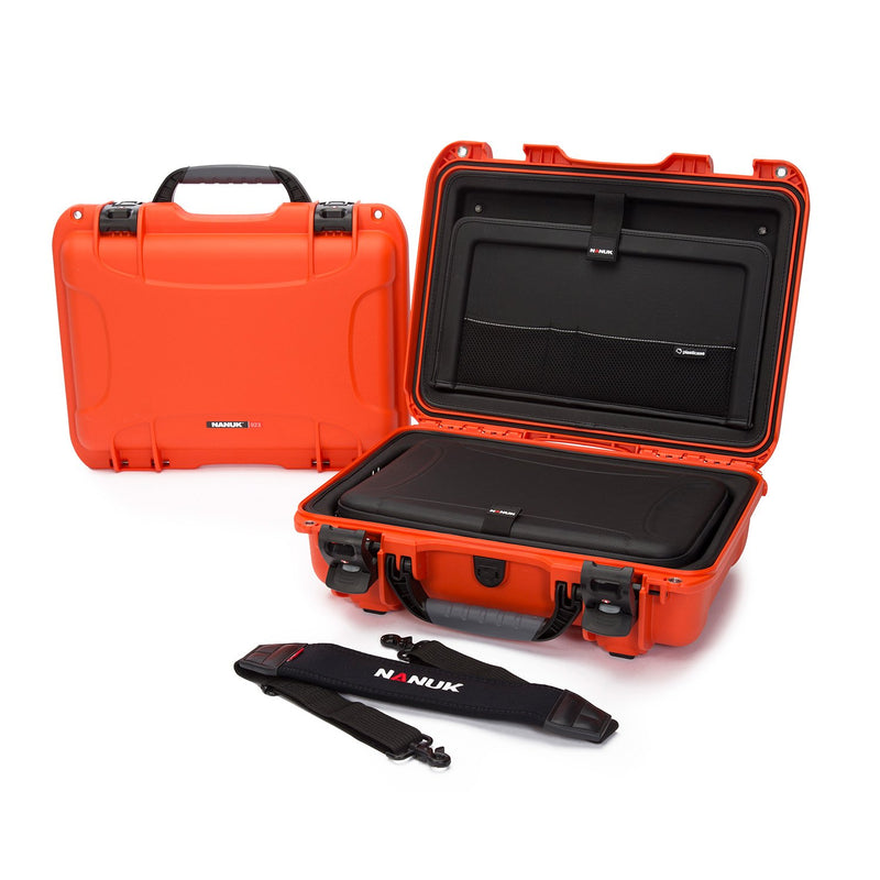 Hard Camera Case Nanuk 923 with Laptop Insert Kit, Orange (923-LK03)