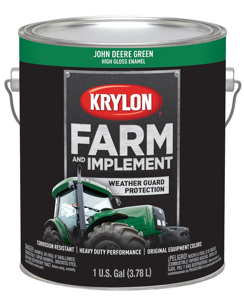 Krylon® Farm & Implement 1966 Brush, High Gloss, John Deere Green, 1 Gallon Architectural Paints