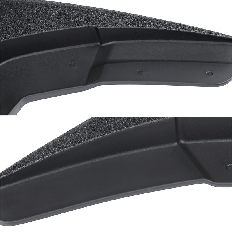 4PC Spec-D Tuning Splash Guard Mud Flaps w/o Wheel Lip Front + Rear Compatible with 2014-2018 Chevy Silverado