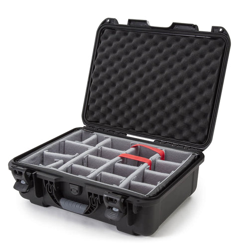 Nanuk 930 Large Series Lightweight NK-7 Resin Waterproof Case with Padded Divider, Black