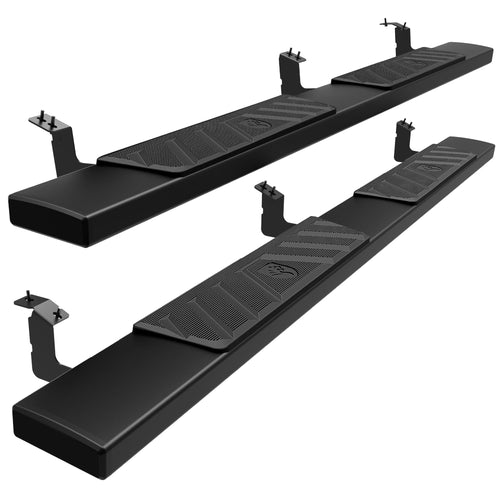 Tyger Auto Running Boards 6" Riser Compatible with 2005-2023 Toyota Tacoma | Double Cab | TG-RS6T60158 | Side Step Rails Nerf Bars