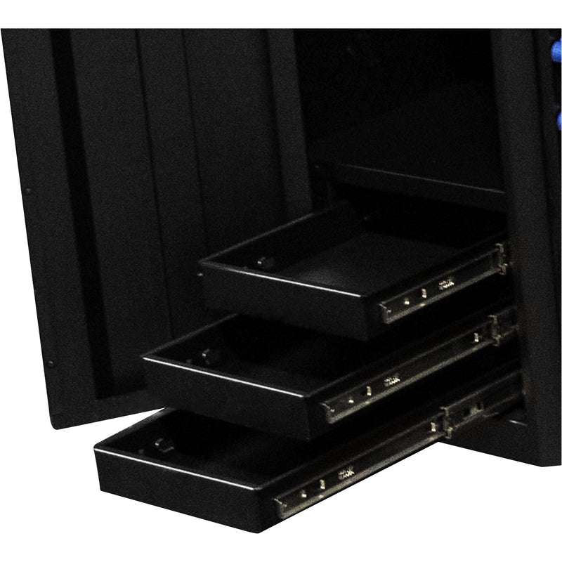 3-Drawer Montezuma Lockable Tool Organization and Storage Side Locker, 16" x 24"