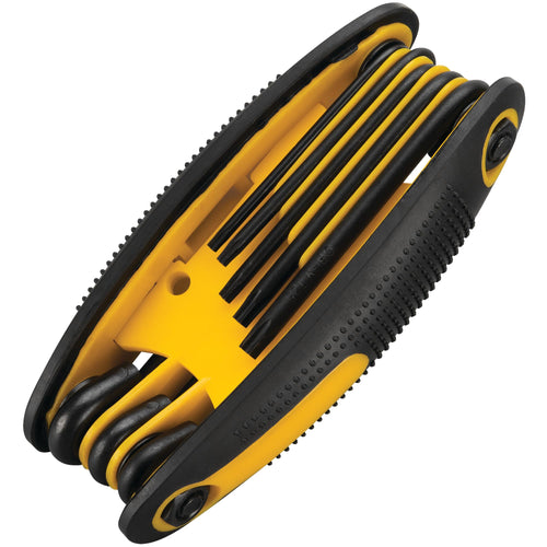 Folding Performance Tool 1531 Star Key Tool - For Removing T9, T10, T15, T20, T25, T27, T30 & T40 Star Fasteners