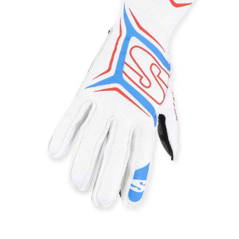 MGMW Simpson Racing Magnata Gloves White/Blue Medium - Pair