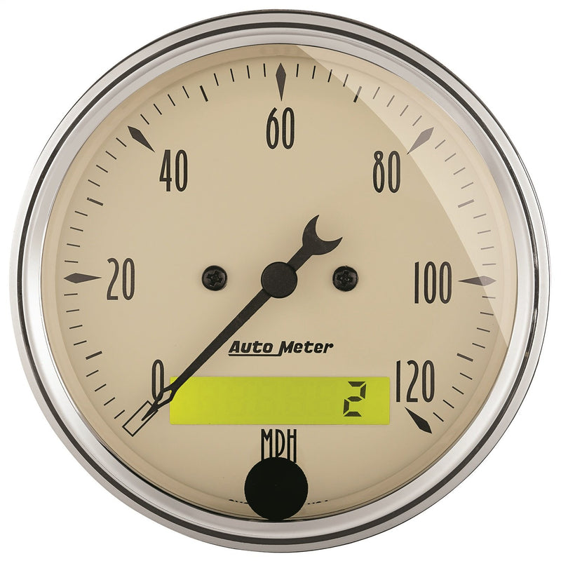 Auto Meter Antique Beige 1887 Electric Programmable Speedometer