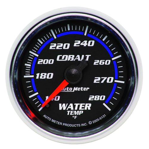 Cobalt Auto Meter 6131 Mechanical Water Temperature Gauge