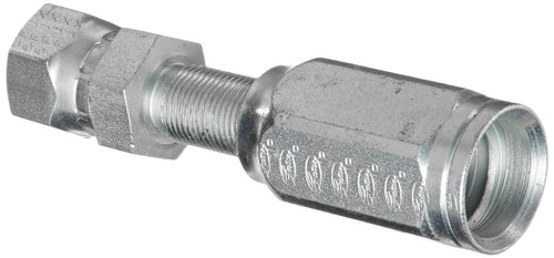 Gates Field Attachable Type T 6C1T-6RFJX for G1 Hose, 1 Wire, Female JIC 37 Flare Swivel, 3/8" ID