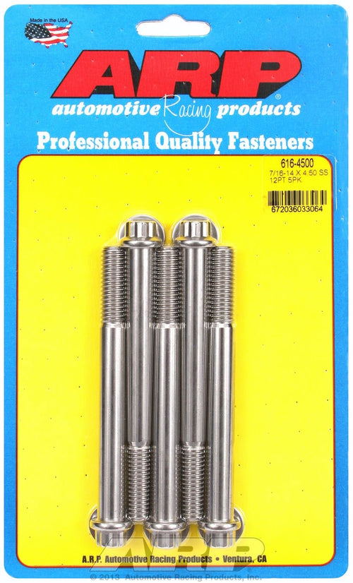 Bolt, ARP (616-4500) Stainless Steel
