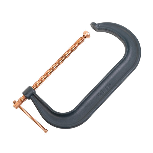 Wilton C-Clamp Spark-Duty, 12-1/4" Opening, 6-1/4" Throat, 9300 Lbs. Clamping Force (Model 412-P)