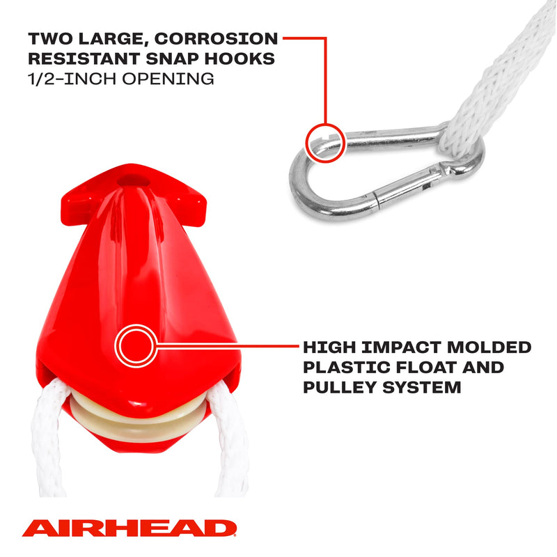 Tow Demon Airhead Harness Rope Length: 8 ft Rope